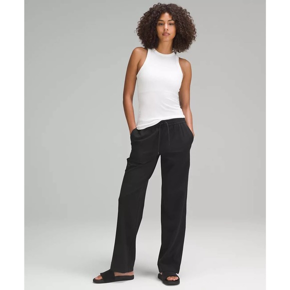 lululemon athletica Pants - Lululemon Straight-Leg Mid-Rise Pant Full Length Luxtreme